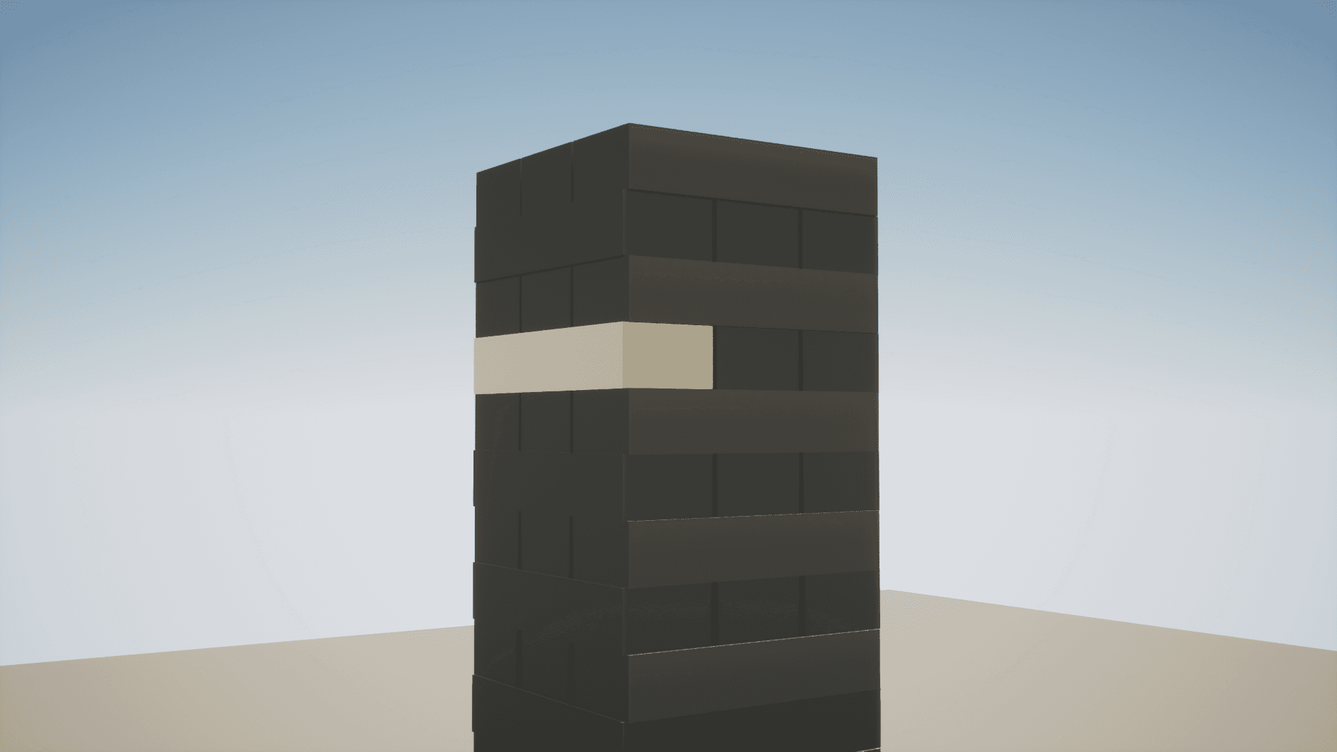 Box3D Jenga tower demo testing stacking stability