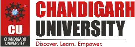 Chandigarh University logo featuring a globe with interconnected pathways, the initials "CU" in white on a red background, and the motto "Discover. Learn. Empower." encapsulating its mission of promoting unbiased counselling and offering UG/PG online degree programs via the EazyGrad platform.