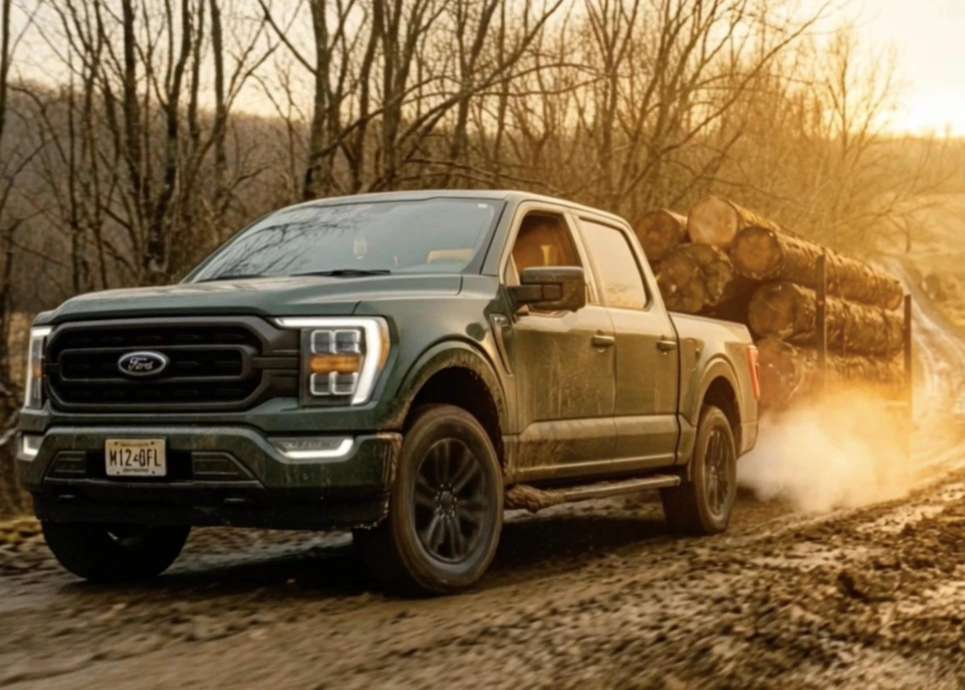 F-150 hauling in mud