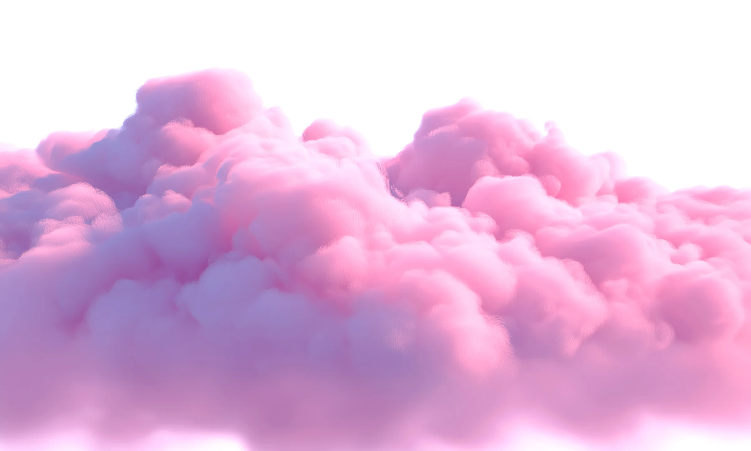 Pink and purple clouds in sky representing clarity and ease of video feedback collection