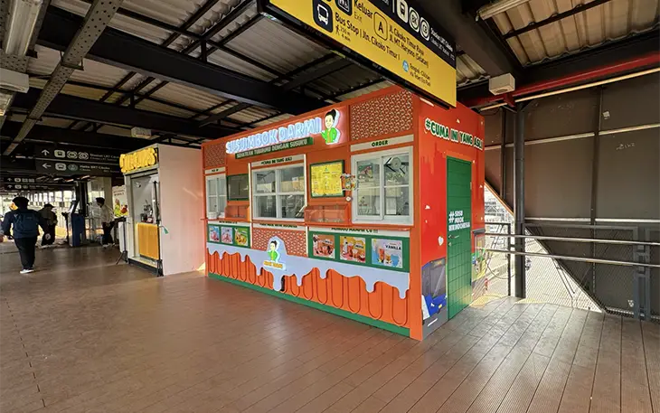 contoh booth minuman