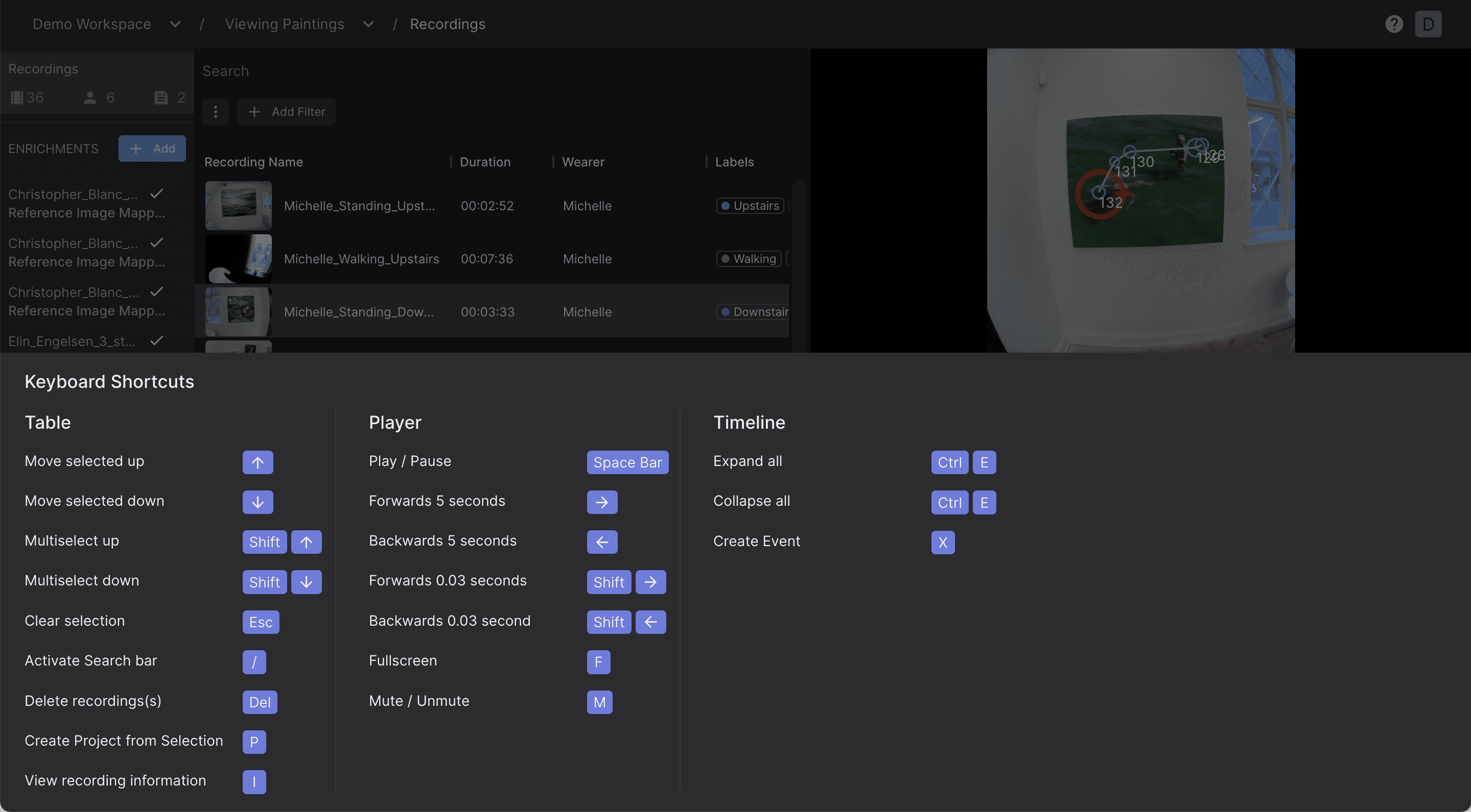 Screenshot illustrating the filters.
