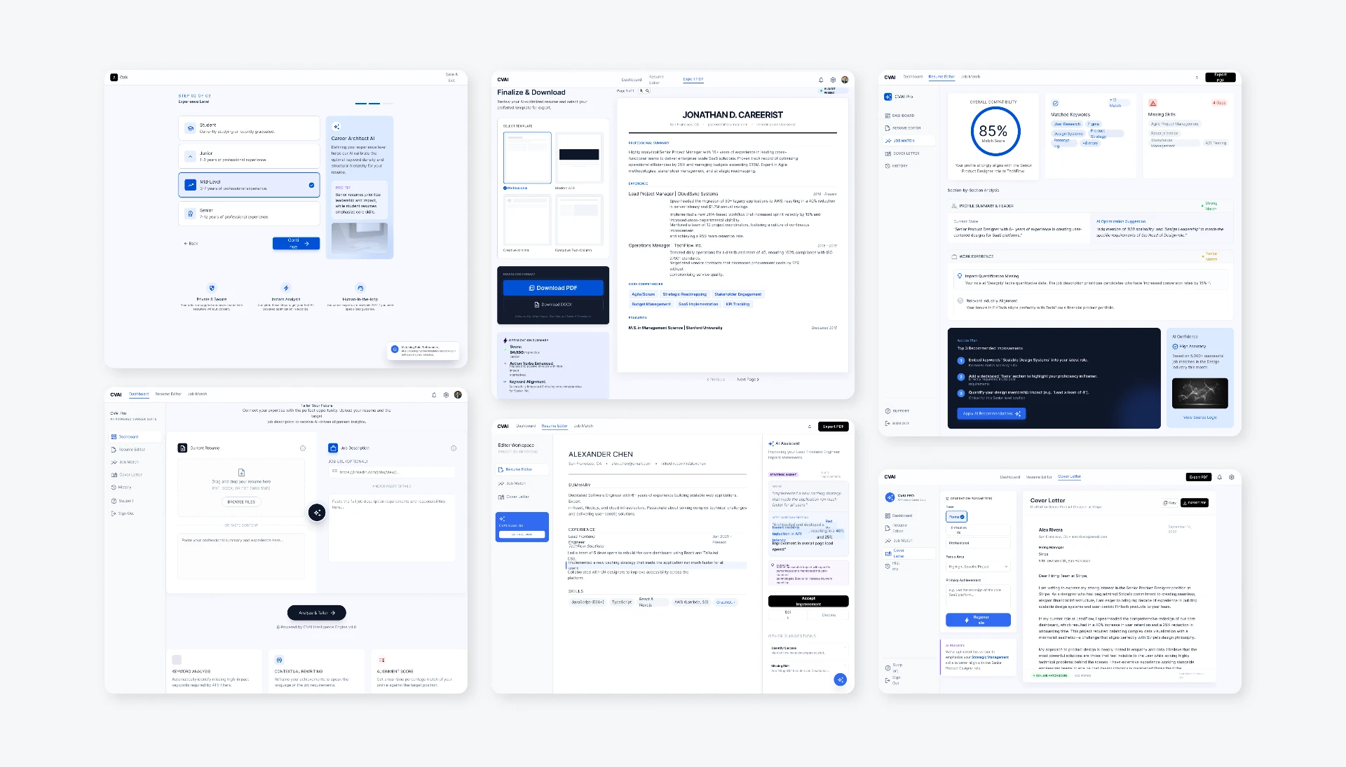CVAI – AI Resume Optimization Platform