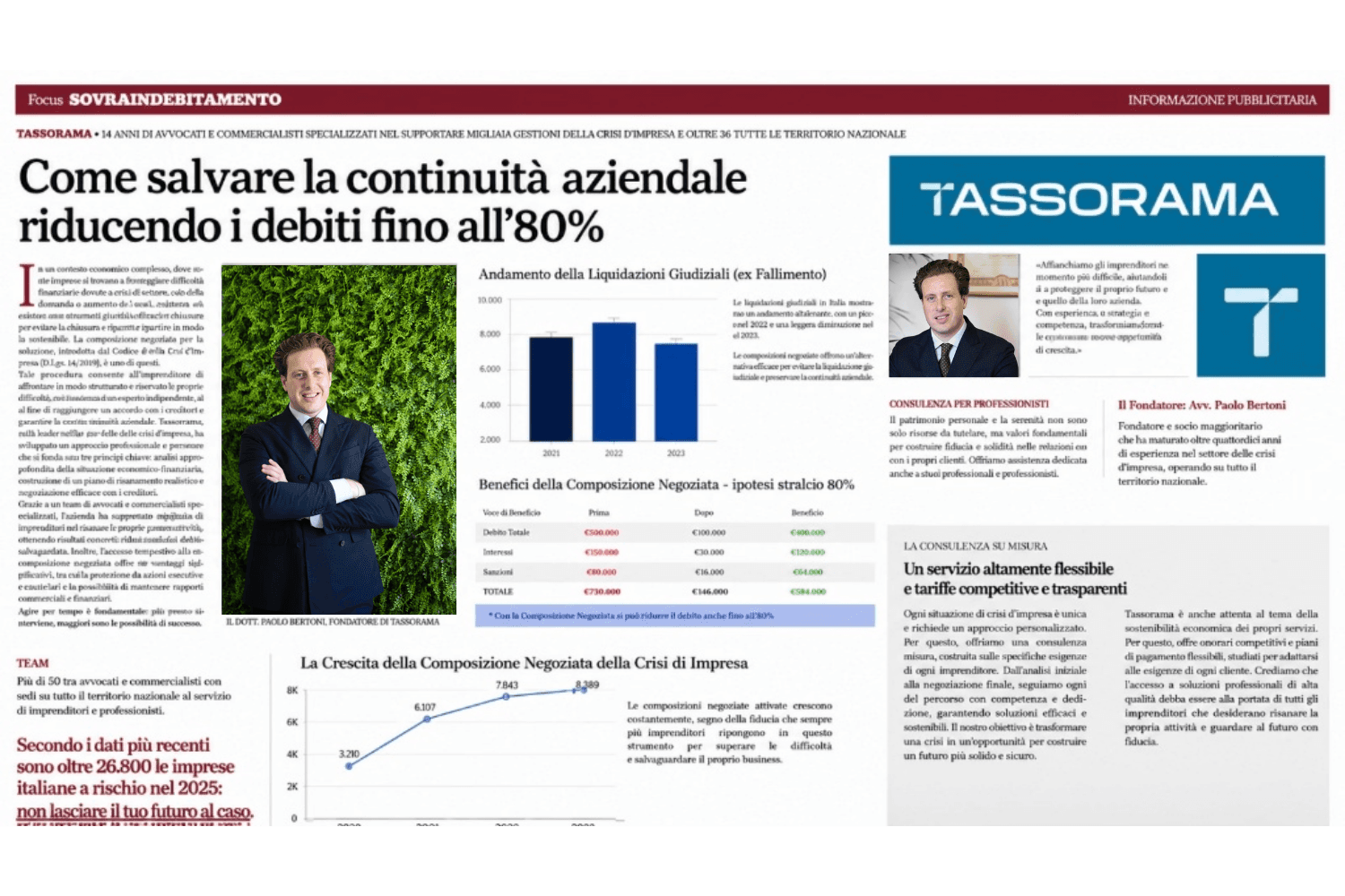 Articolo Tassorama su La Repubblica