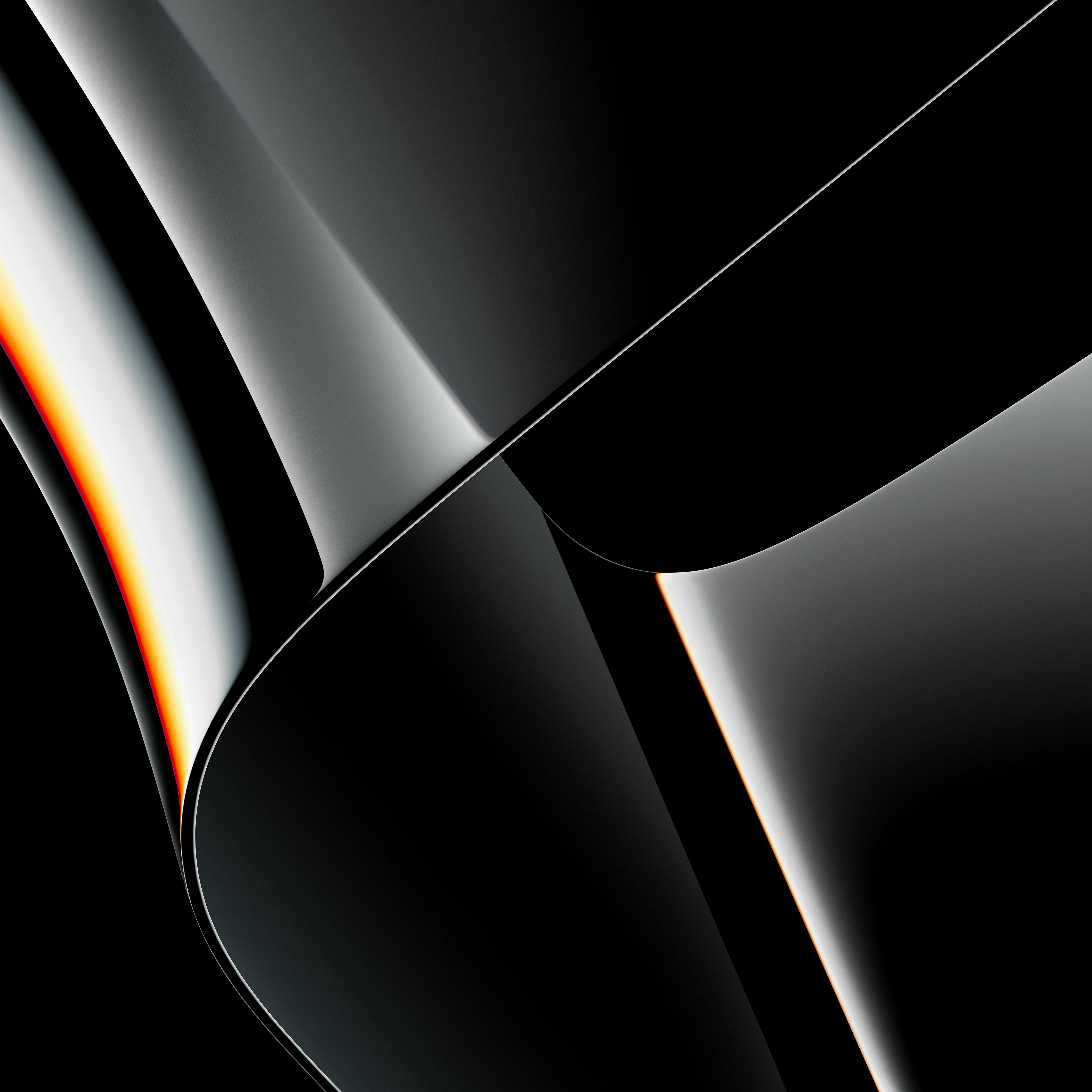 black chromatic abstract glass