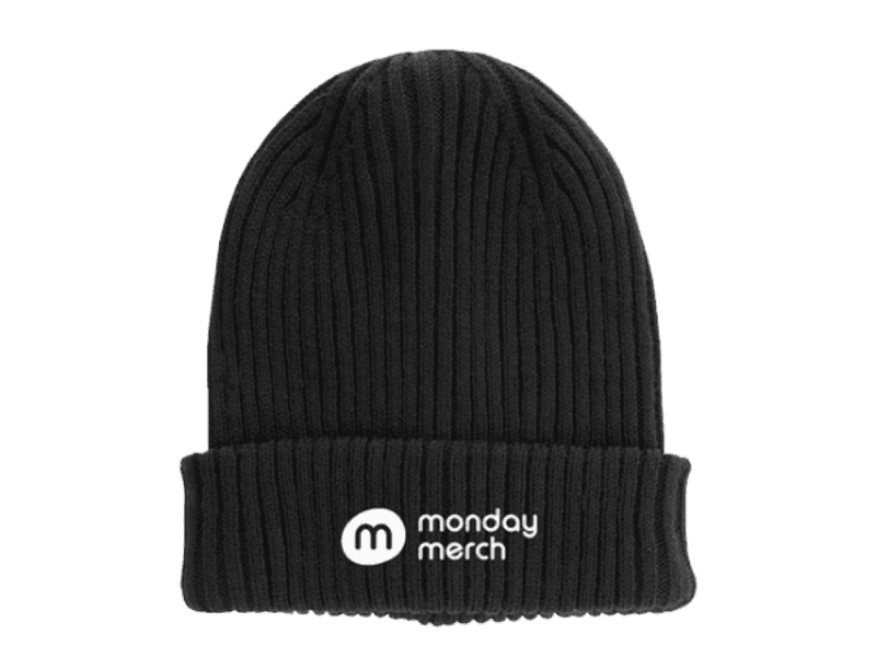 Double Knitted Rib Beanie