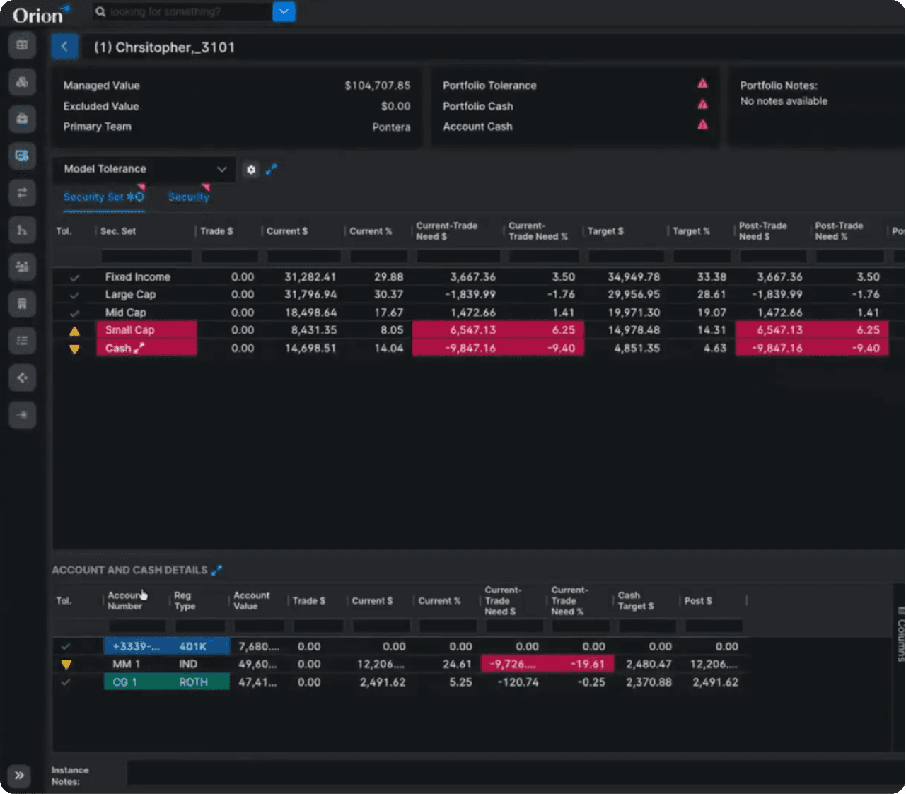 A dad with his daughter on his shoulders under trees