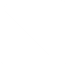 Icône flèche blanche orientée vers le bas et la droite sur fond noir.