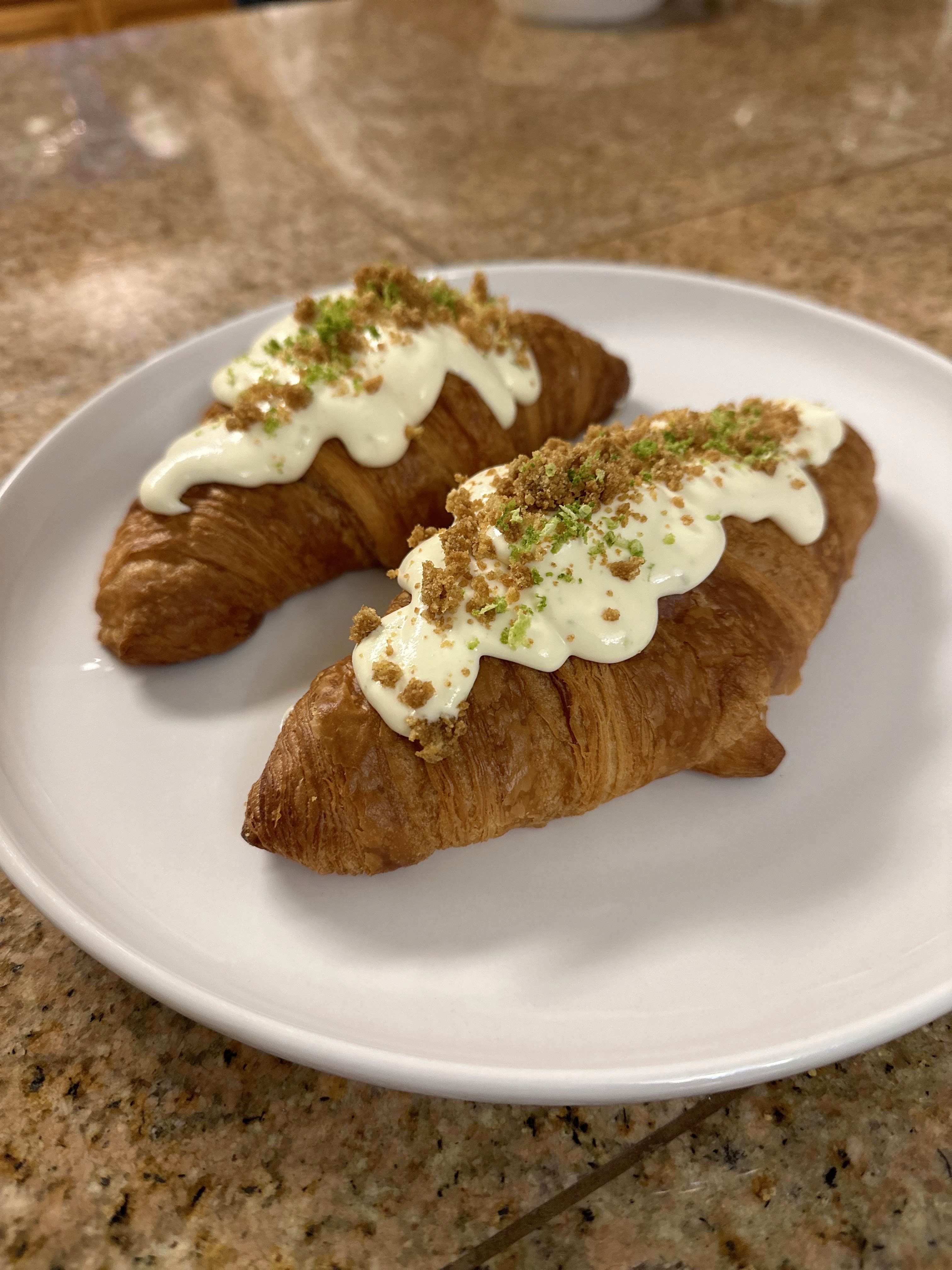 Key Lime Pie Croissants
