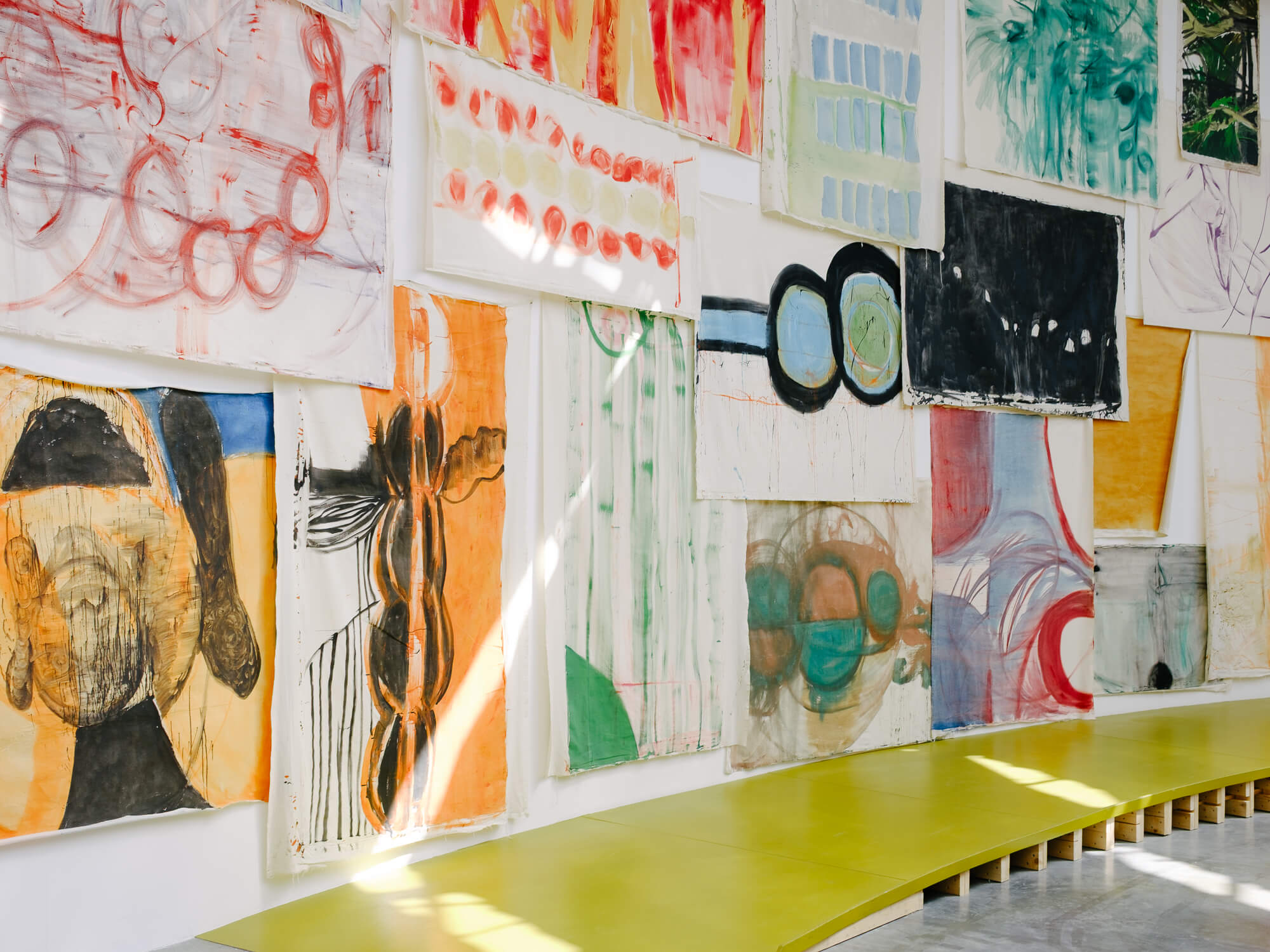 Vivian Suter Disco Paintings Photo by Victor Nikishov