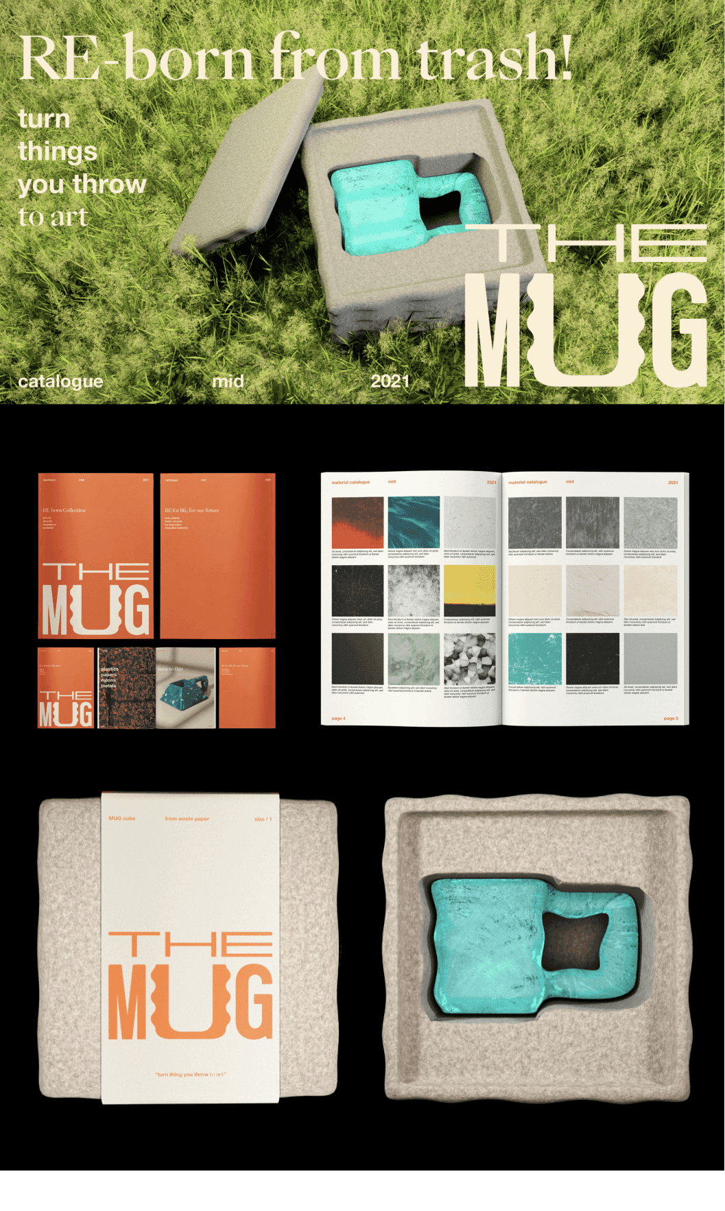 the mug brand identity 