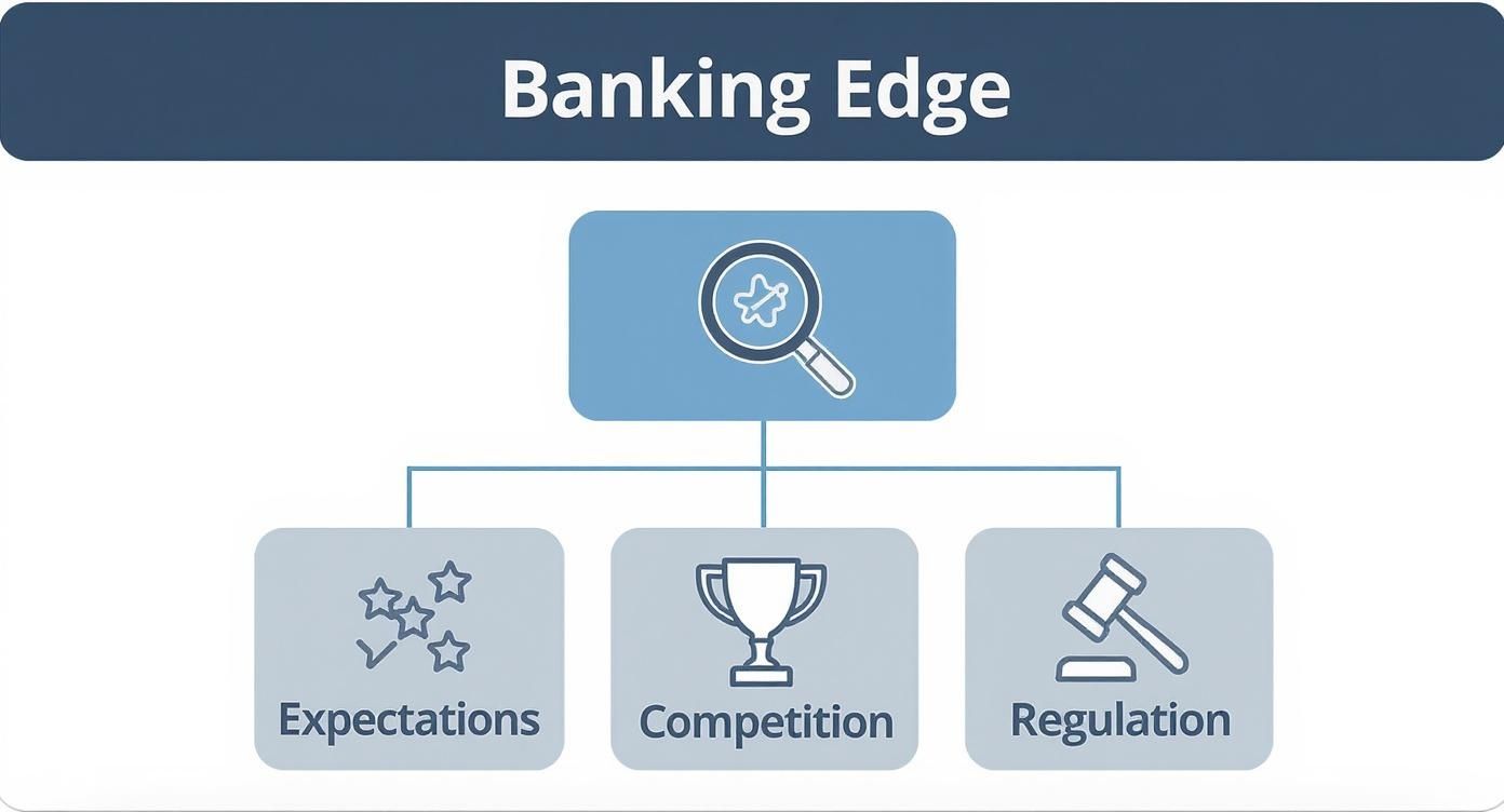 Infographic about analytics for banking