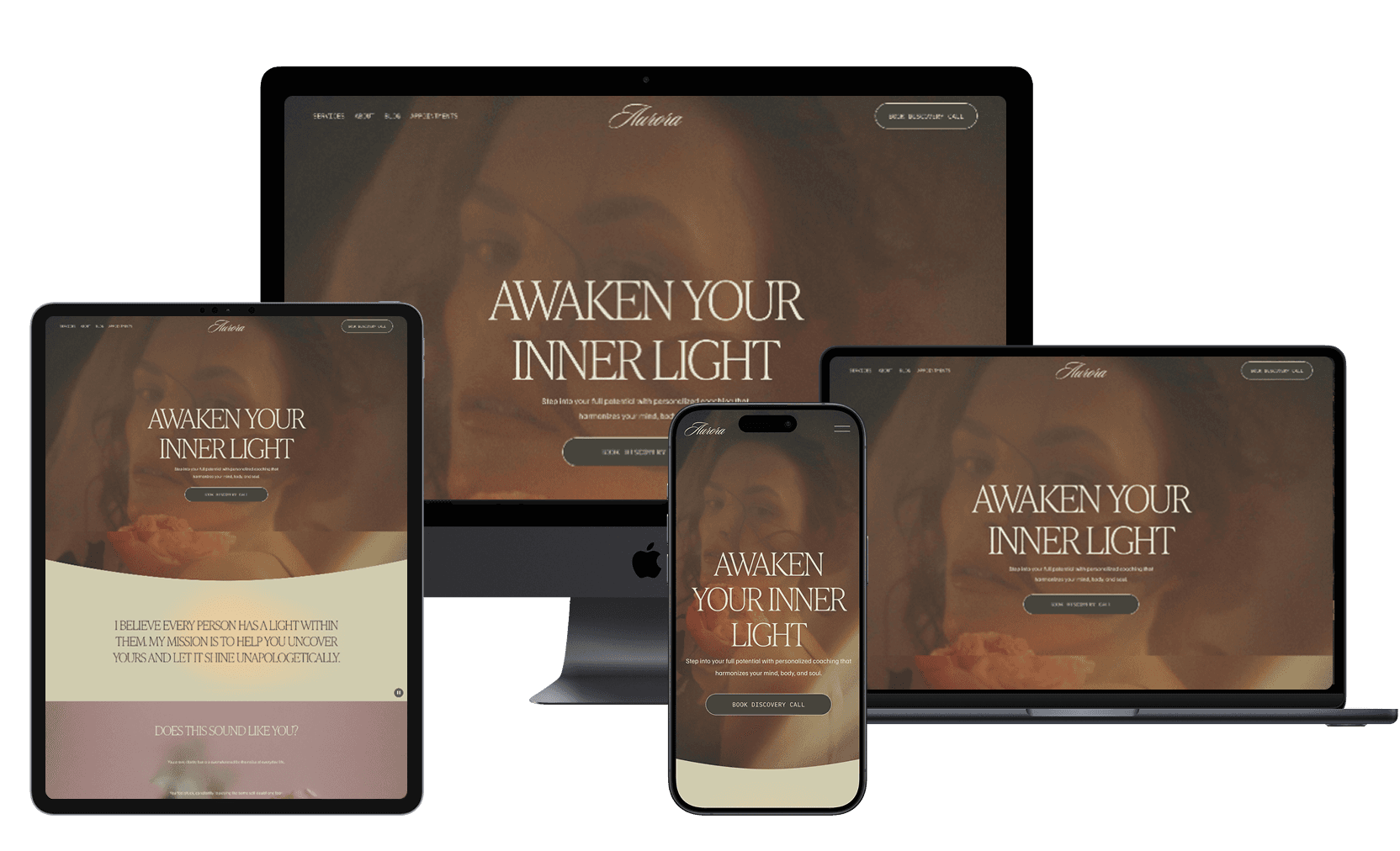 Cheerful woman at desk