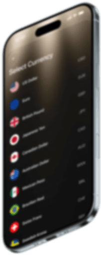 Charter Currency App UI