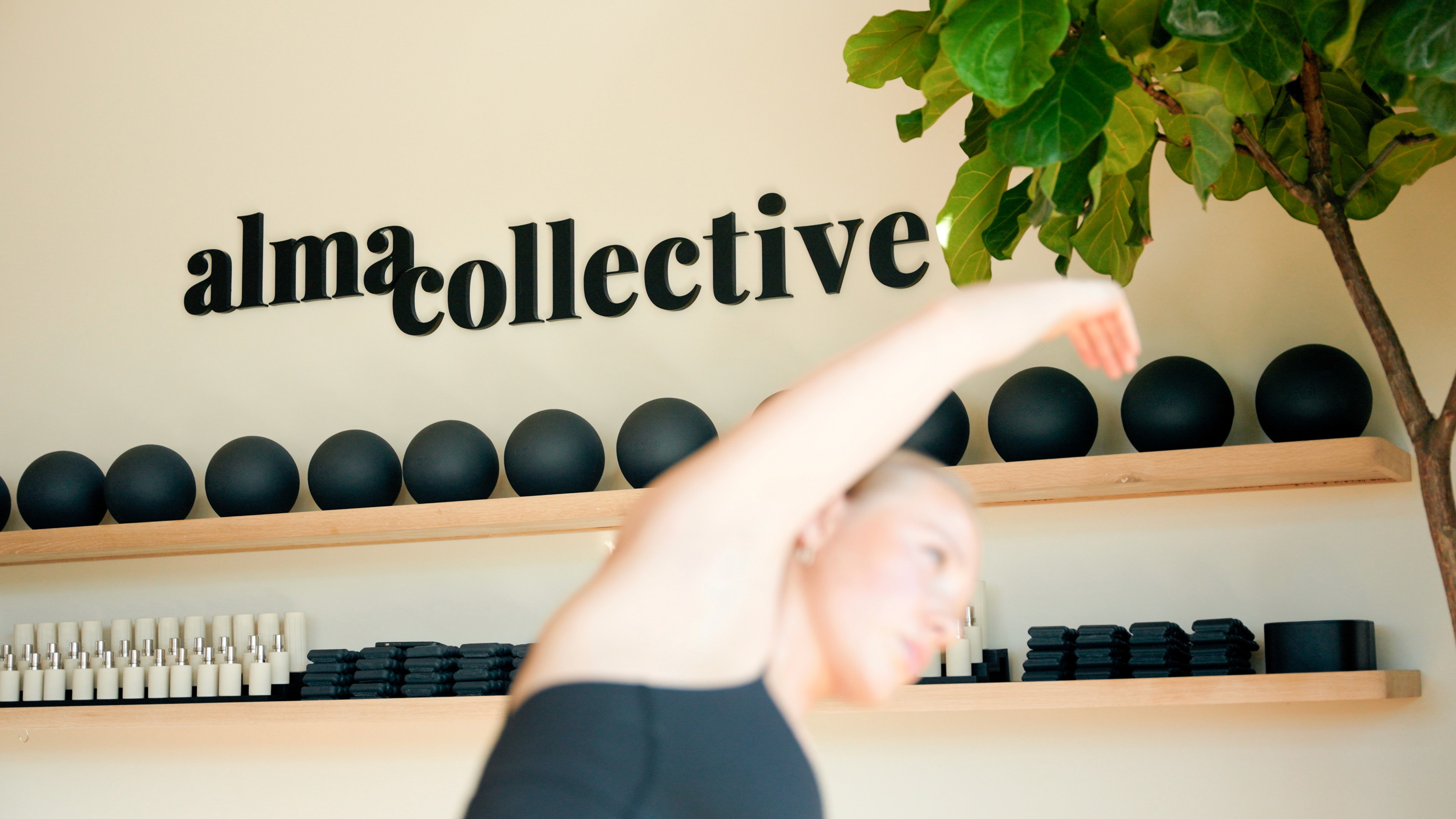 Alma Collective boutique pilates studio interior in Medford Oregon