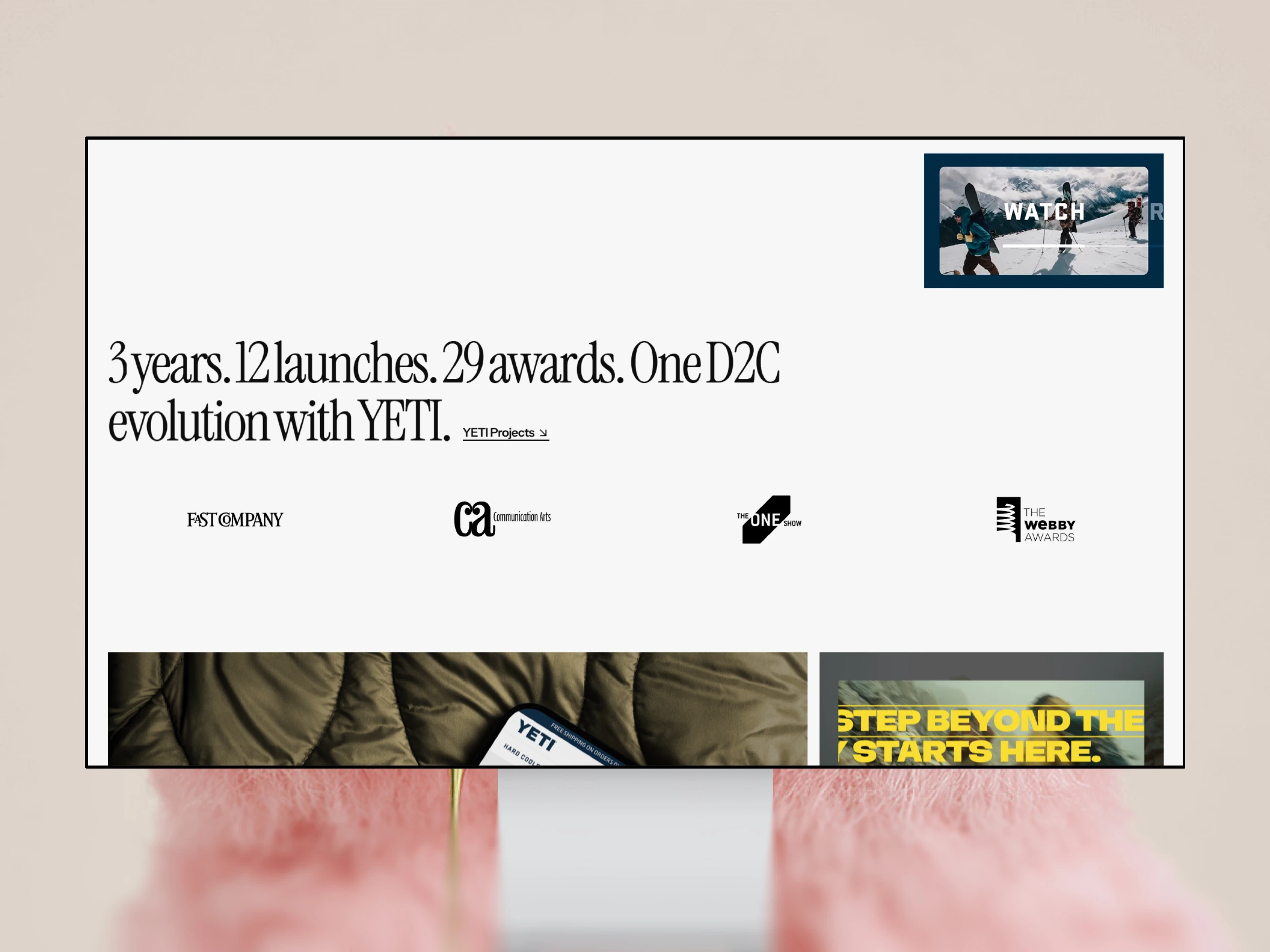 Flux logo preview tablet
