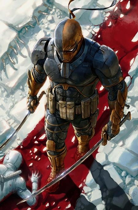 Deathstroke The Terminator #1 Kyuyong Eom Big Dex Comics Exclusive Virgin Variant front cover