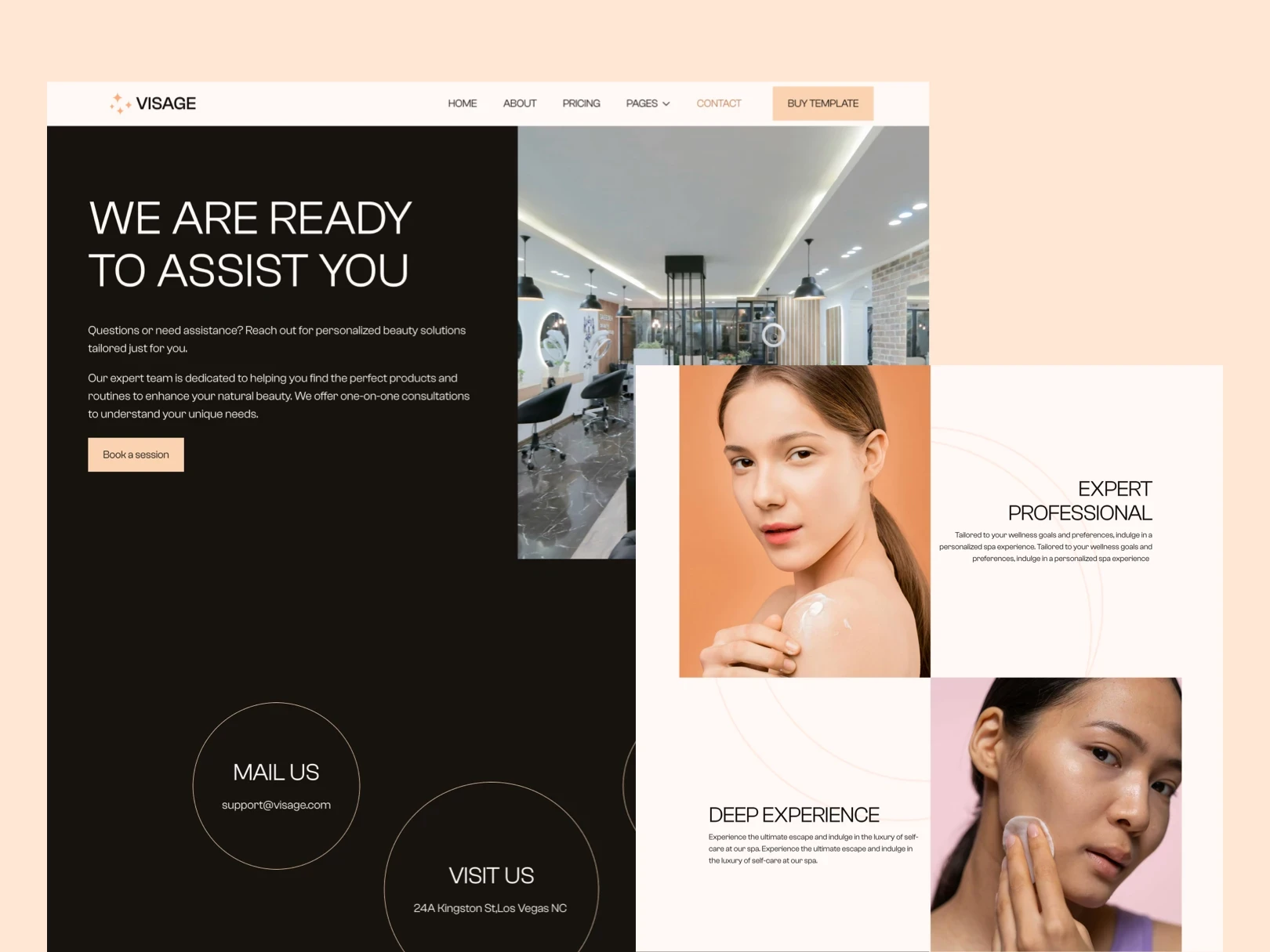 Visage - Beauty Framer Template