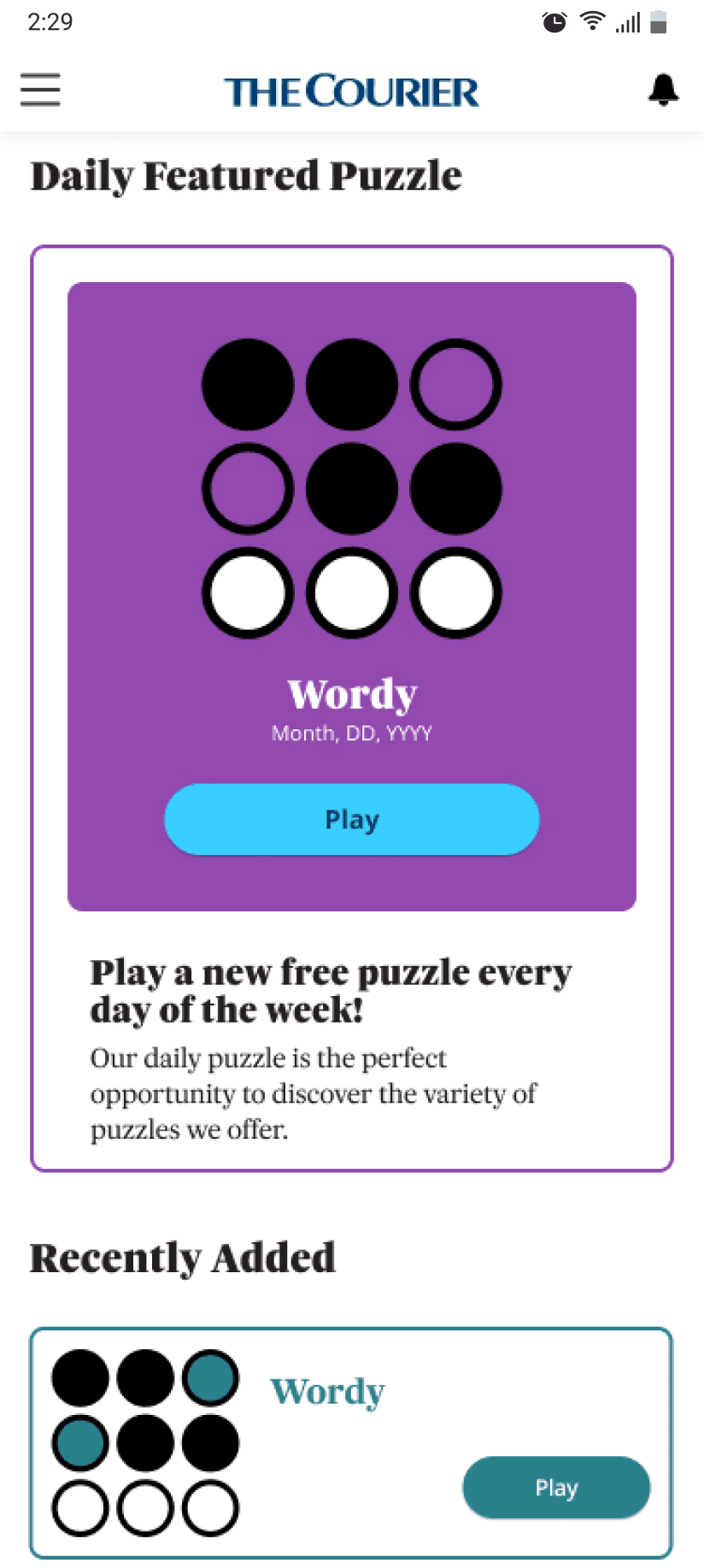 puzzles hub old