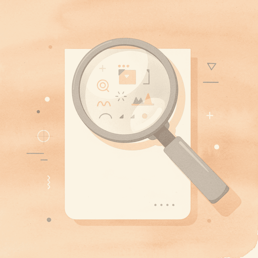 Magnifying glass examining SEO agency validation process - Professional SEO Agency