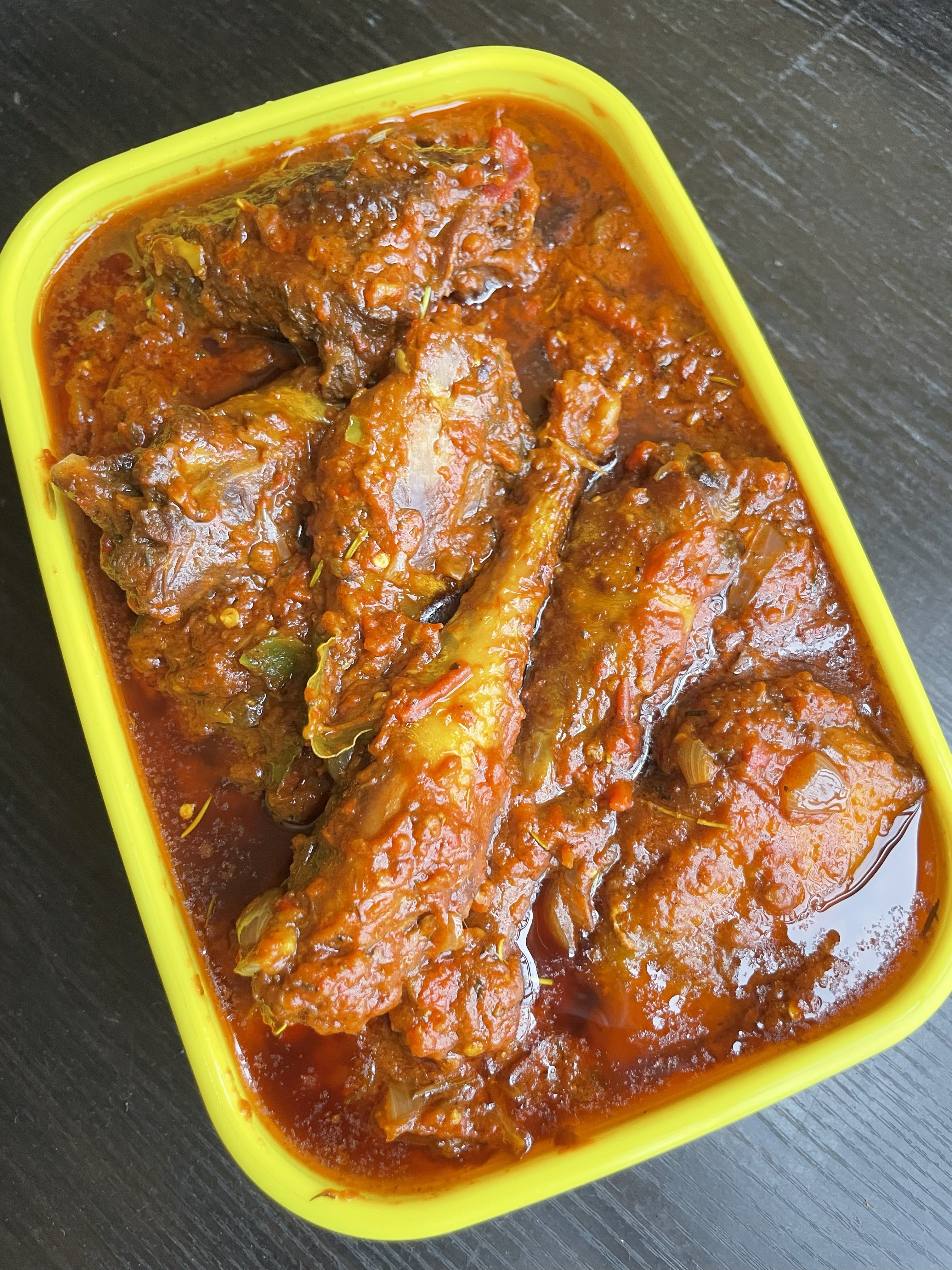 Chicken stew in a bowl