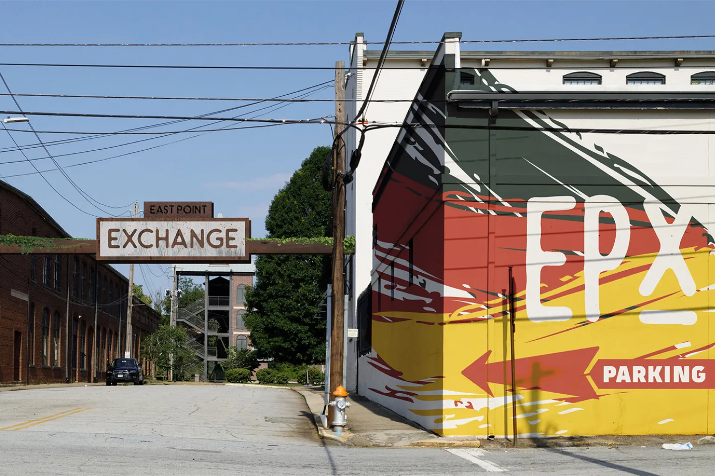 East Point Exchange Signage and Mural