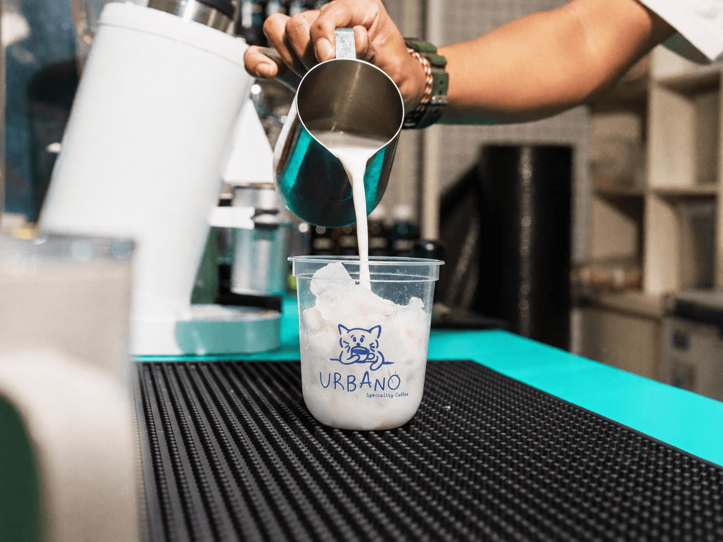 Copo de café gelado da Urbano