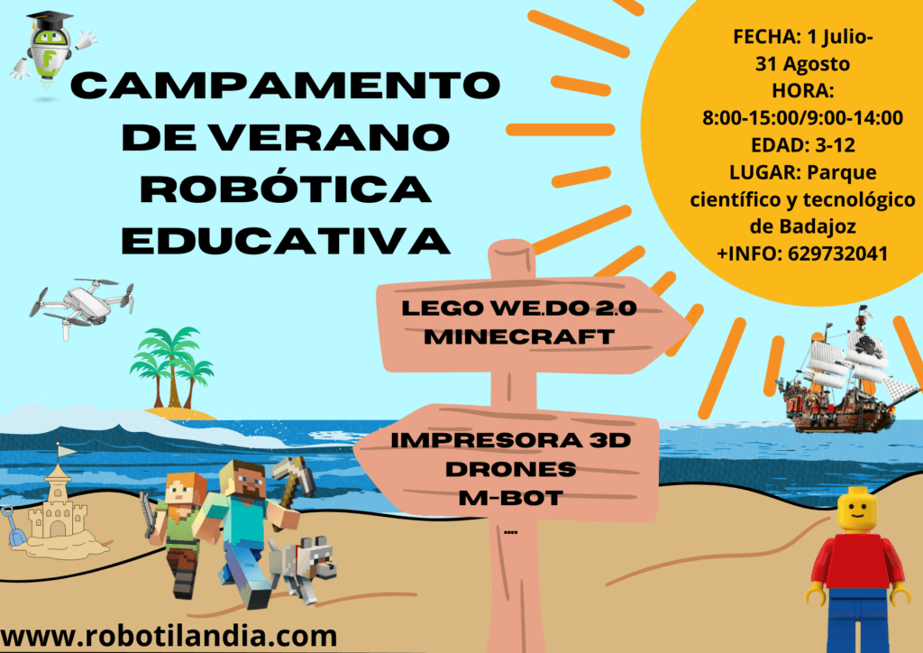 Campamento verano 2024 Robotilandia