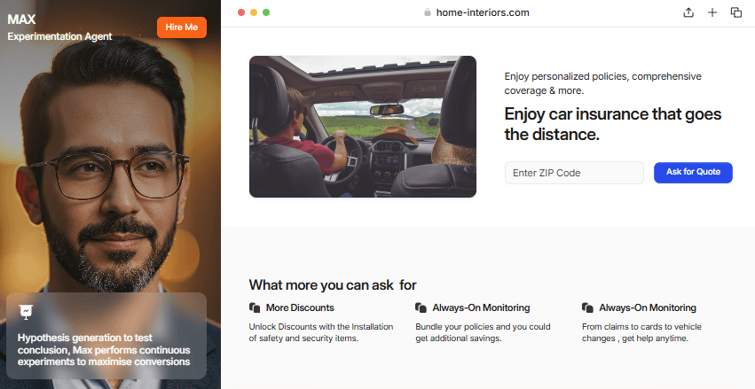 Fibr Dashboard Screen shot