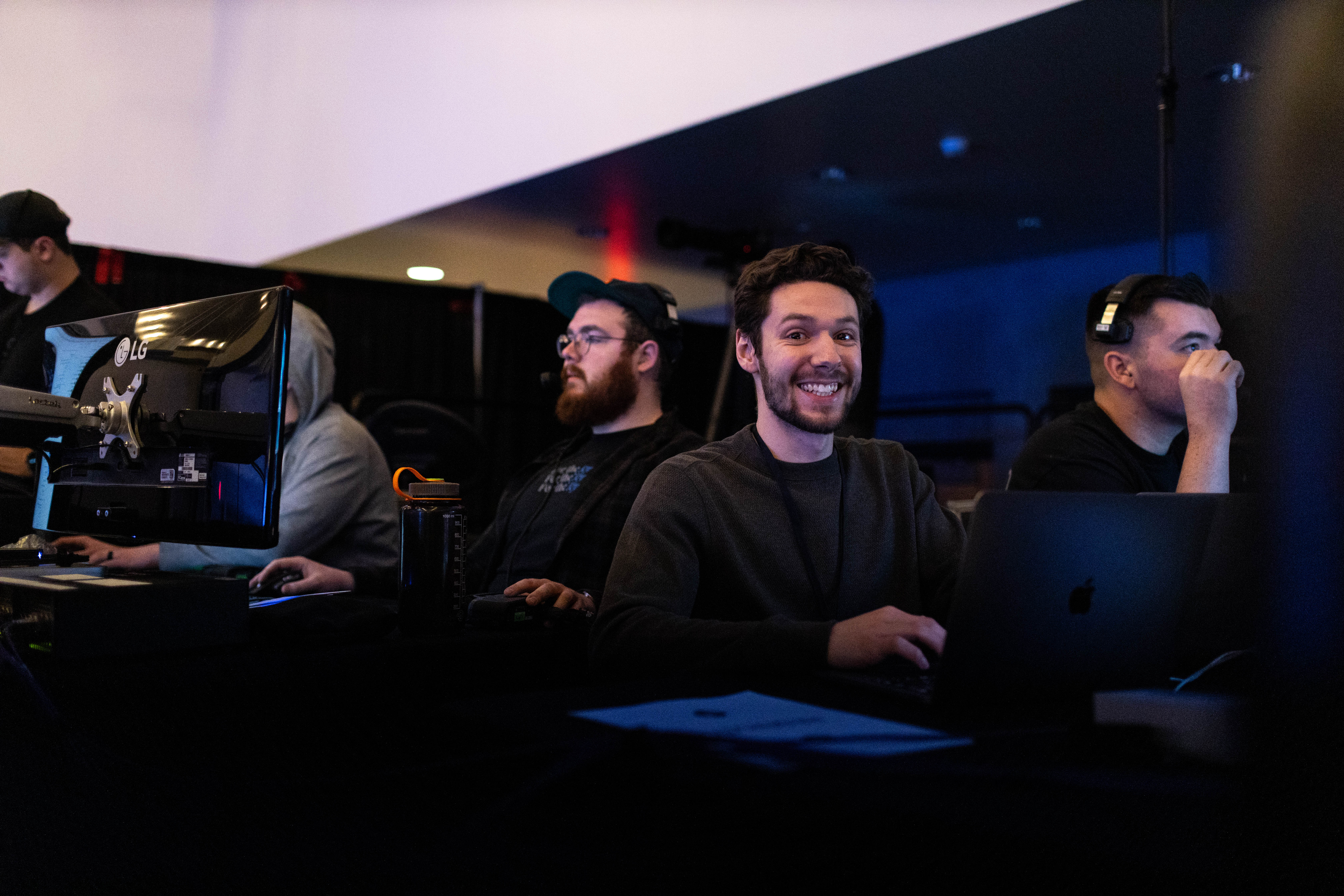 Portrait of portfolio creator – back view