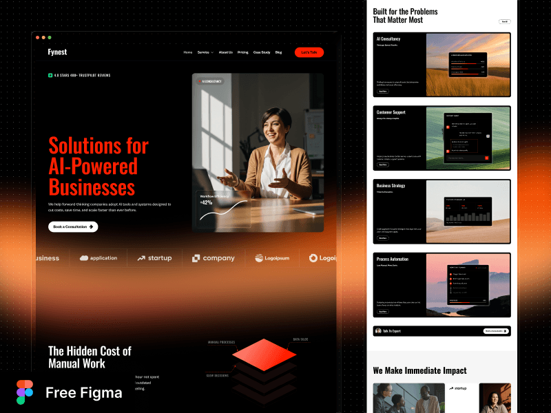 Fynest template thumbnail
