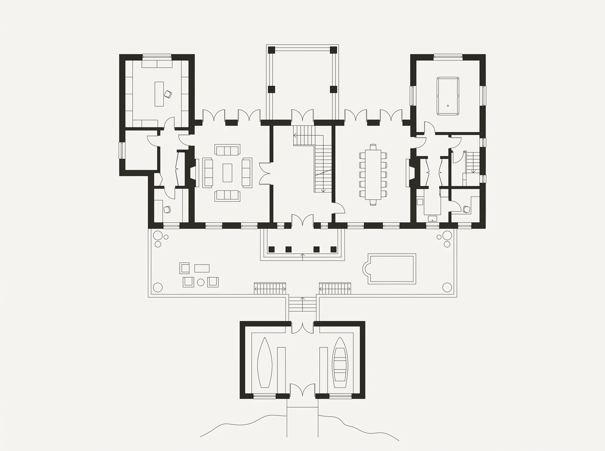 Floor plan of Villa Ciliegio