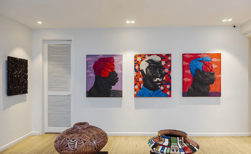 Installation Image | Black Figuration is Alive and Well, | Courtesy of O'DA Art 
