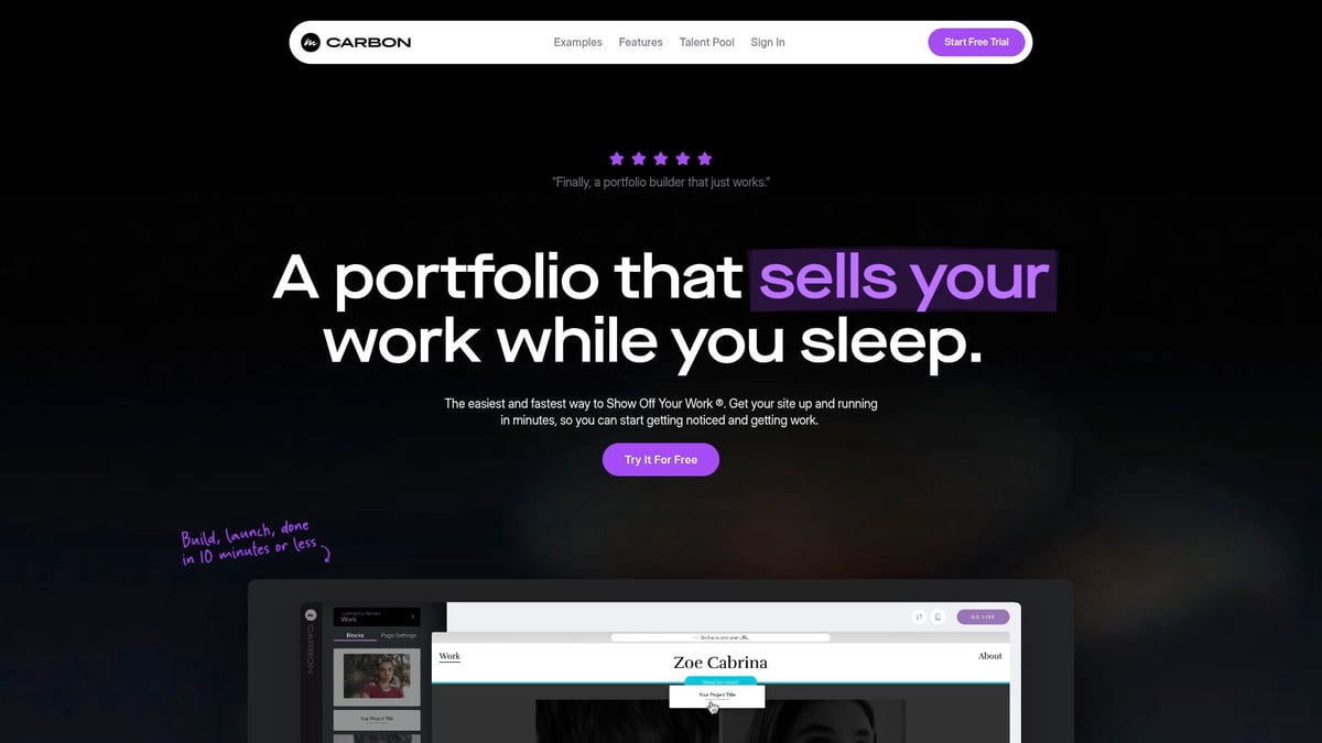 Top 8 Developer Portfolio Websites to Inspire You in 2026 - Carbonmade