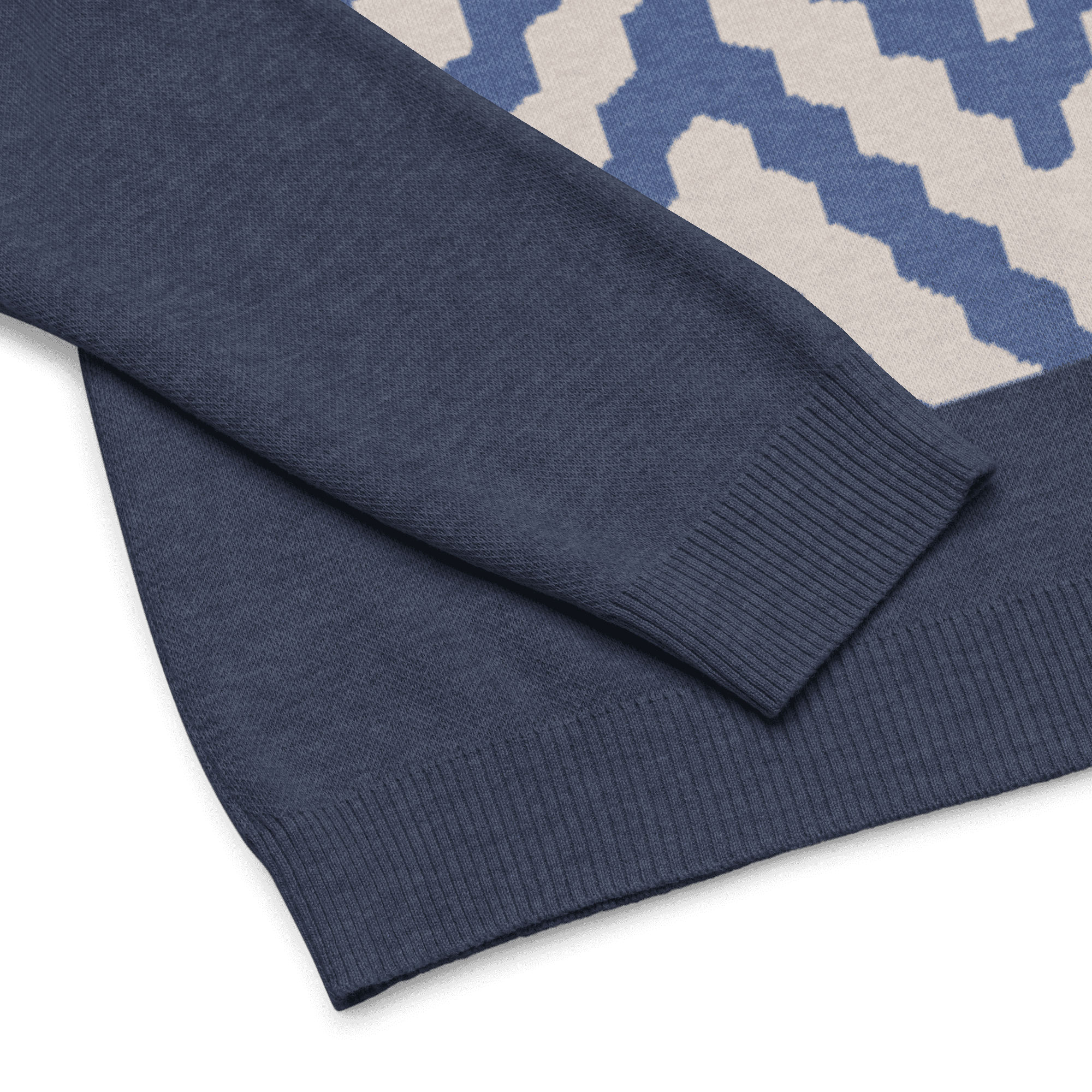 Zoomed in image of a sweater