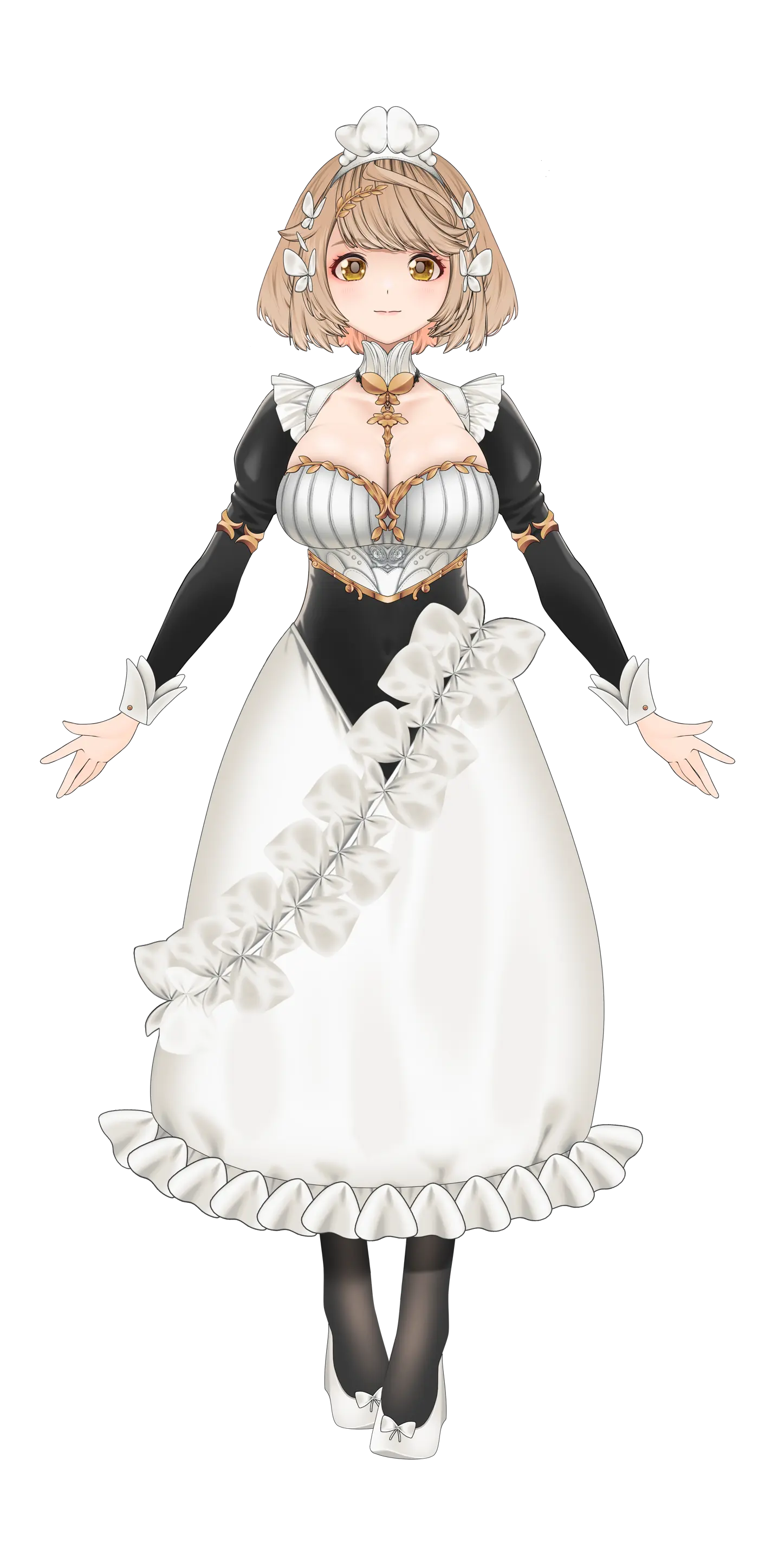 ライトノベル主人公デザインラフ1