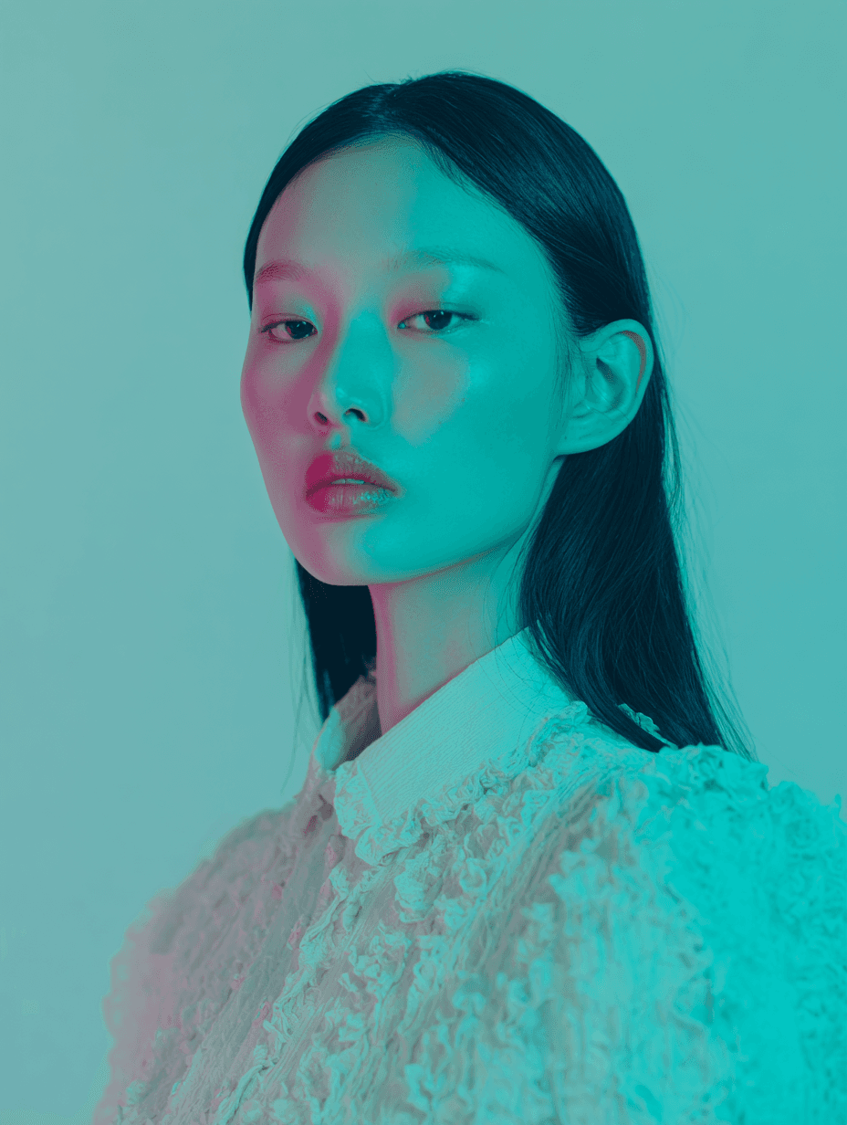 a female model