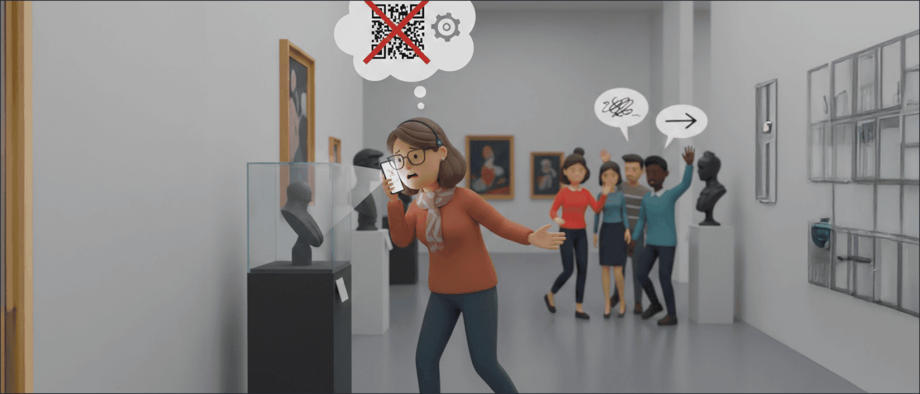 Traditional digital docent