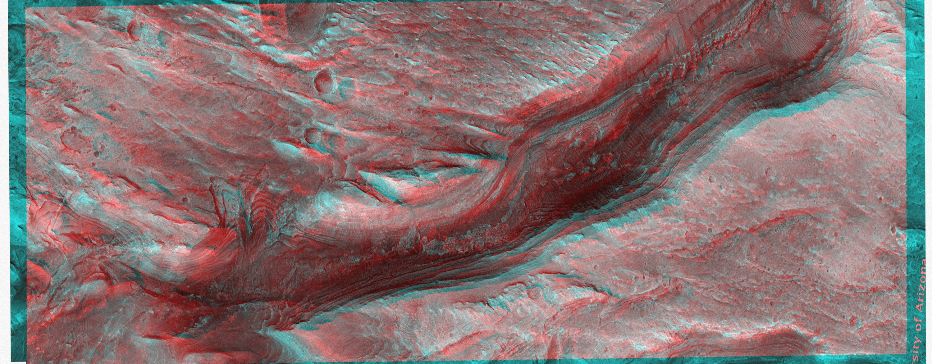 stereoscopic image of sakarya vallis