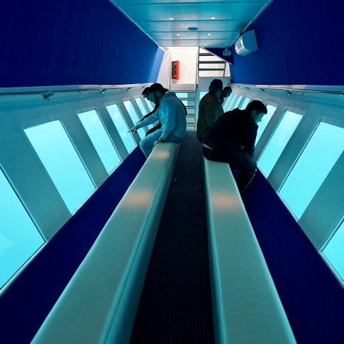 Rhodos: 3-timmars gul semi-ubåts simkryssning med drycker biljetter i Faliraki