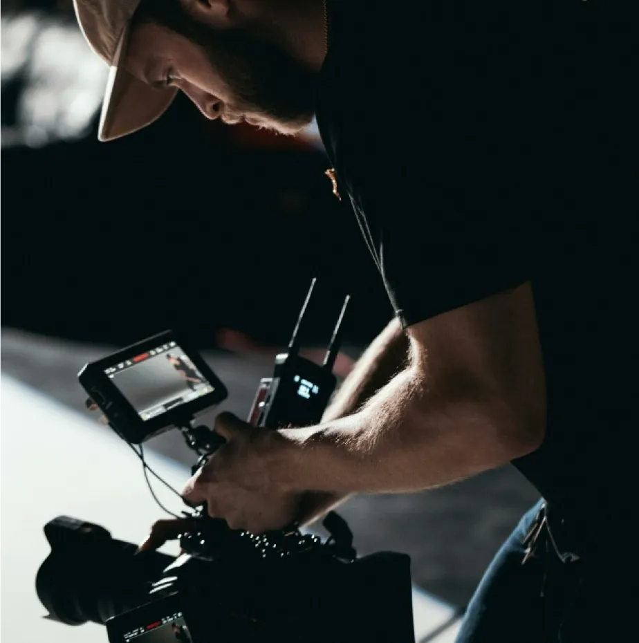 Man Holding A Camera