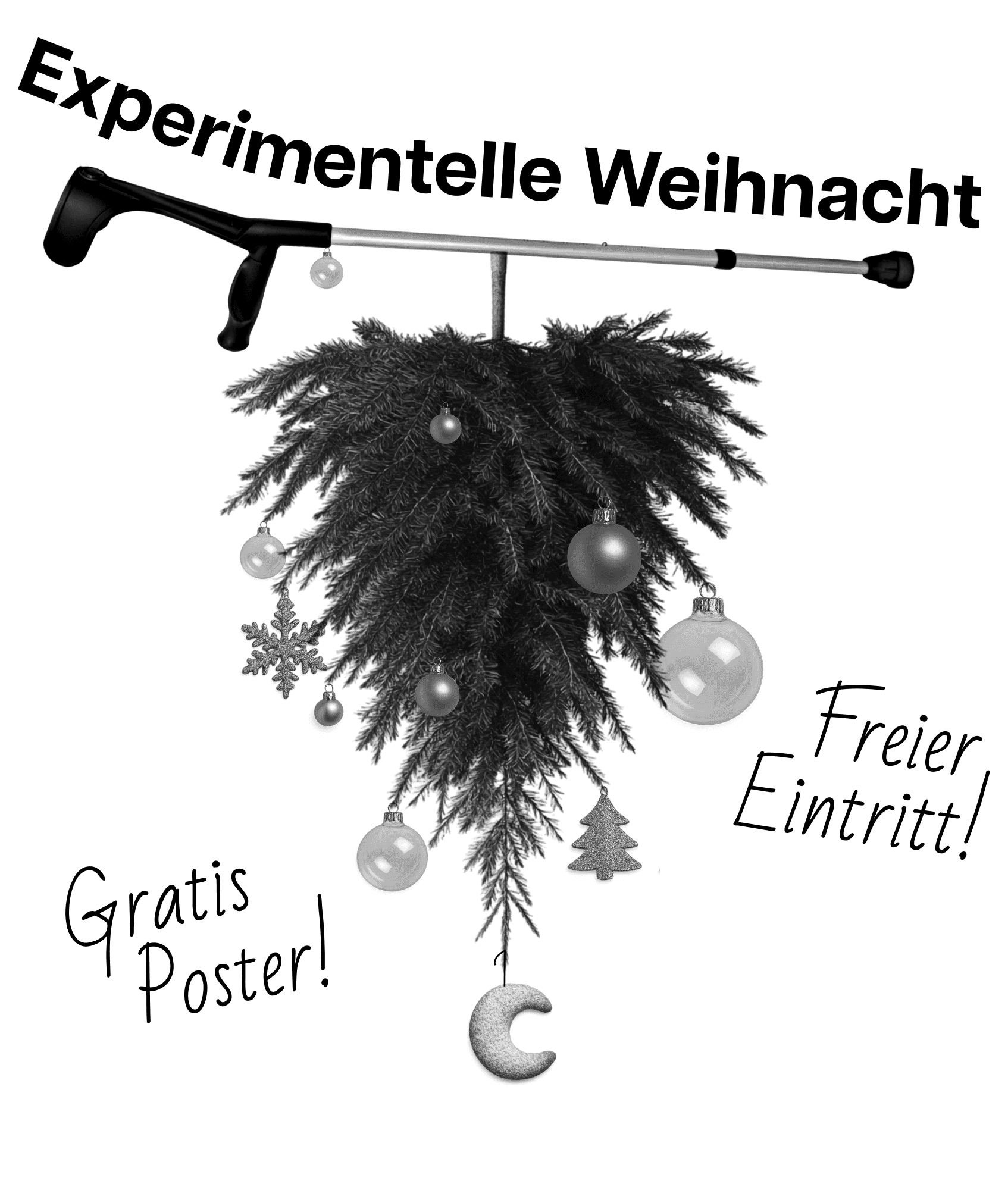 Experimentelle Weihnacht, Gratis Poster, Freier Eintritt