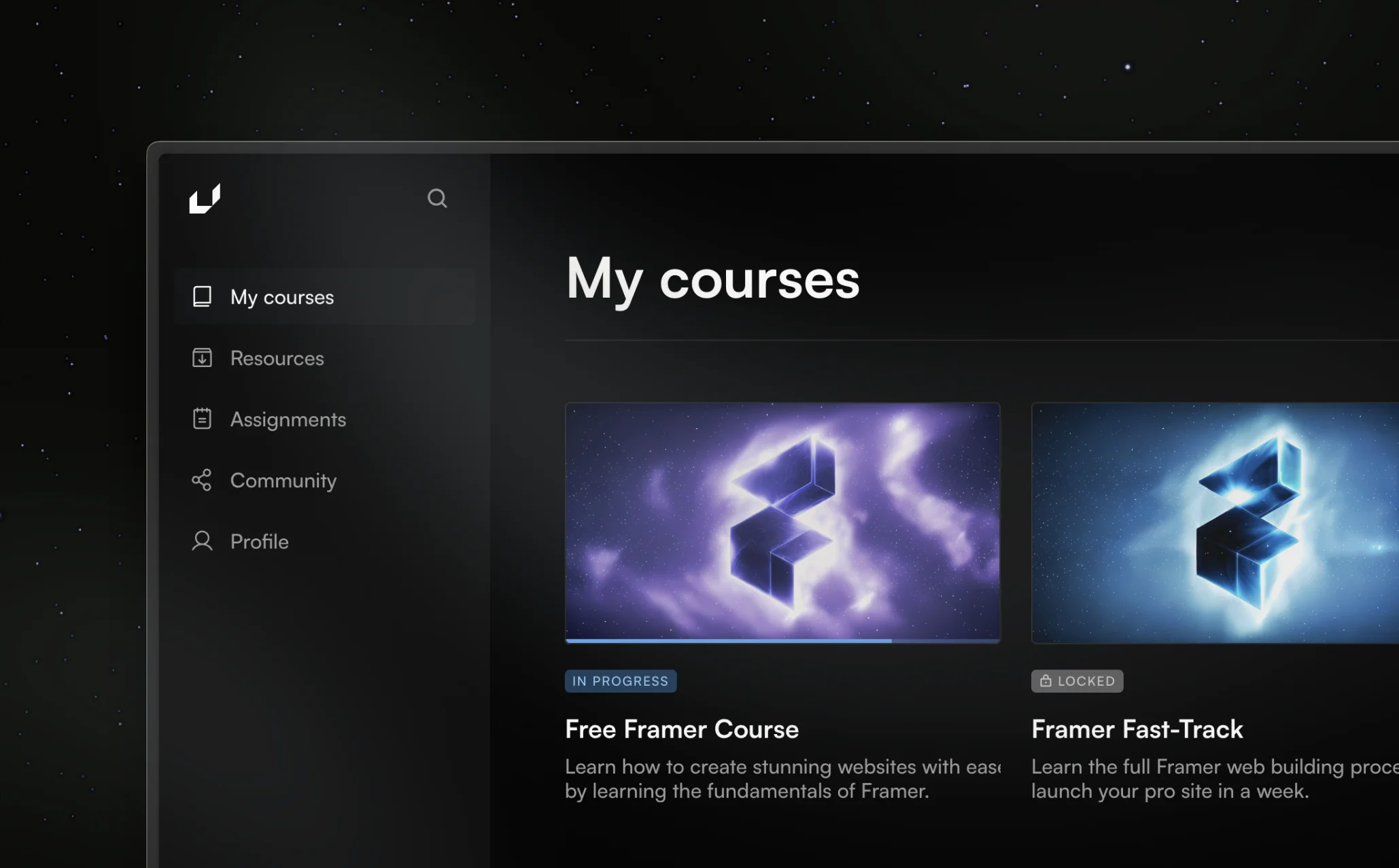 Framer University Learning Platform