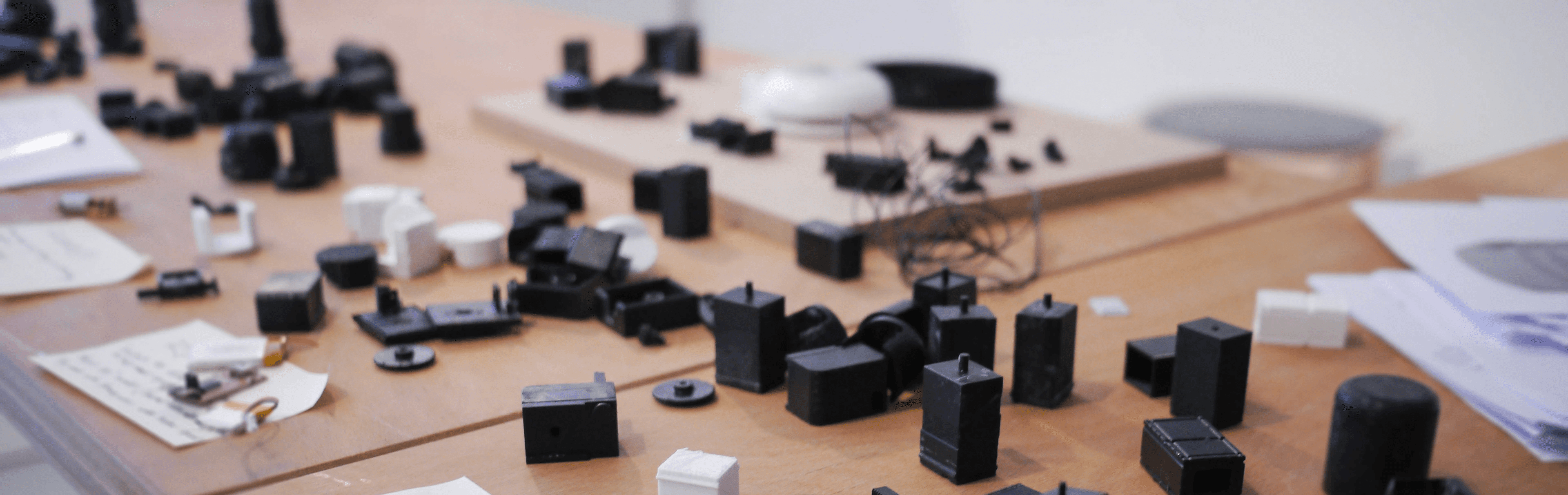 Image of various Smartians 3D printed prototypes