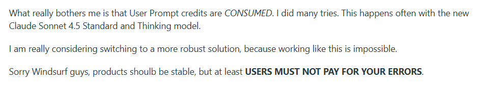 Windsurf Challenges Broken Credit System and Free Tier Frustrations