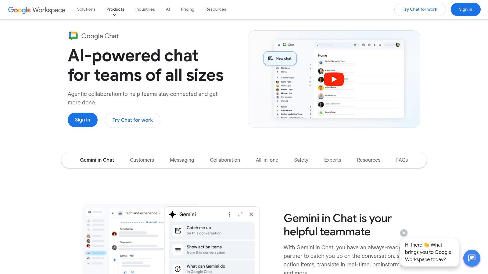 Google Chat (Google Workspace)