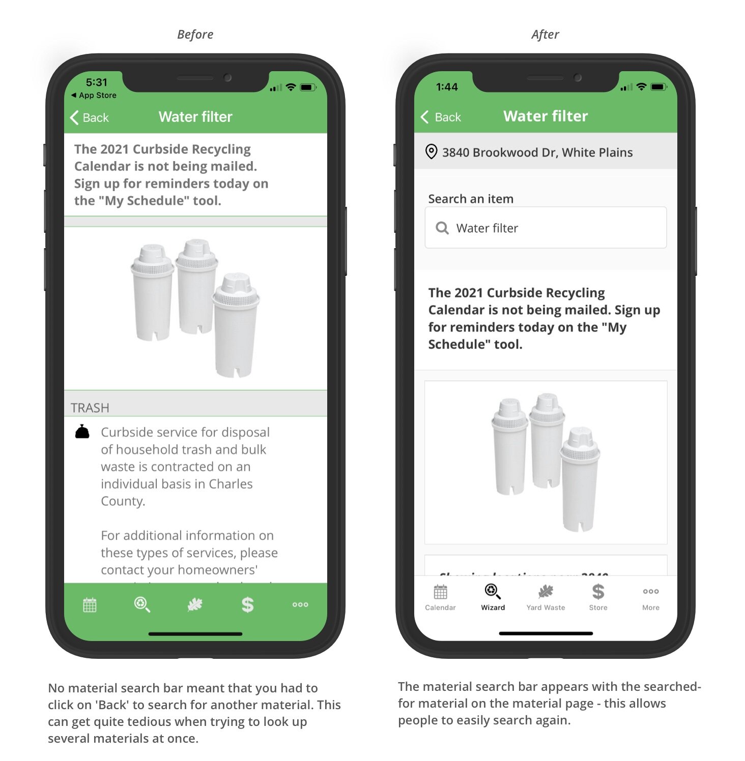 Waste Wizard Before/After