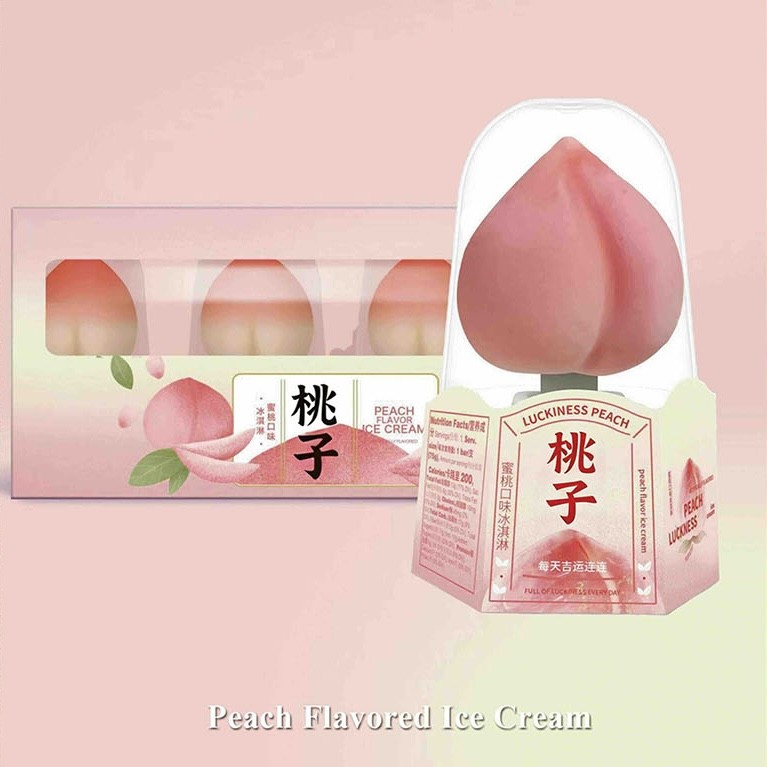 Image of a fruit-flavored ice cream&nbsp;