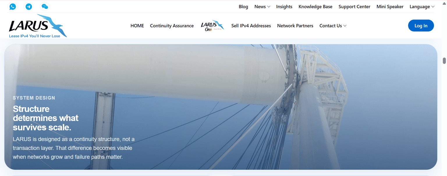 Larus website