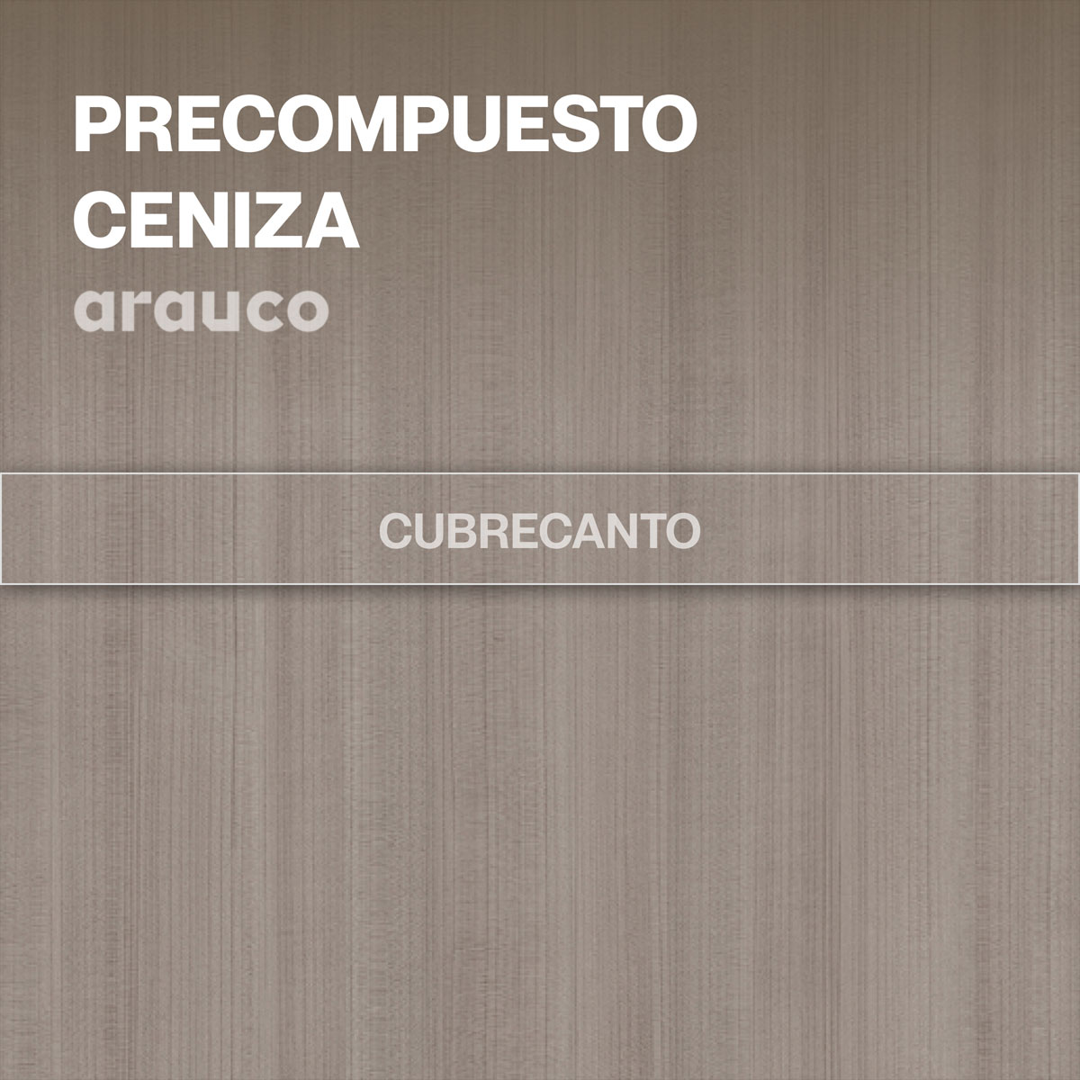 Rollo Cubrecantos Precompuesto Ceniza